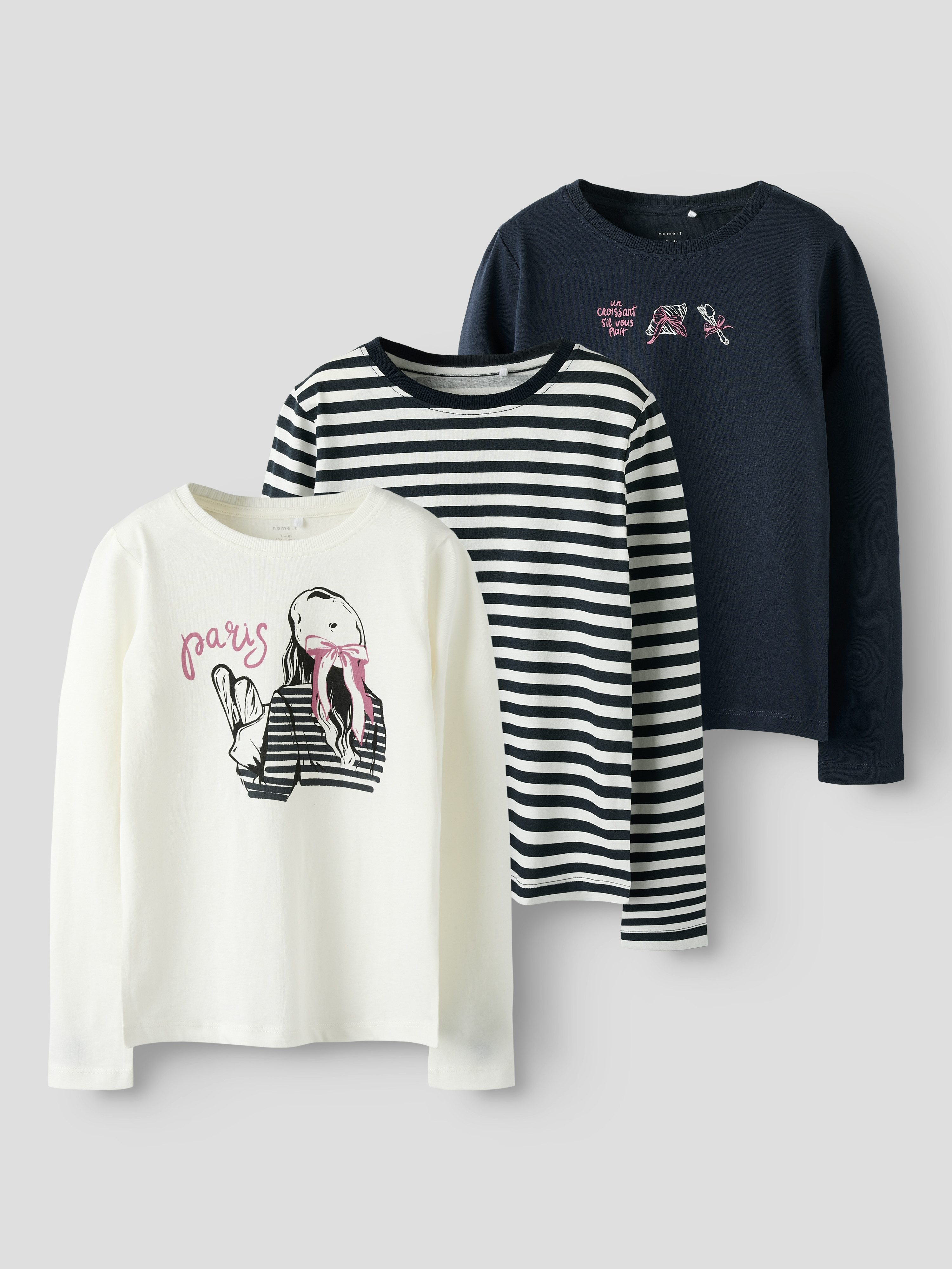 Name It Langarmshirt NKFNIANA 3P LS günstig online kaufen