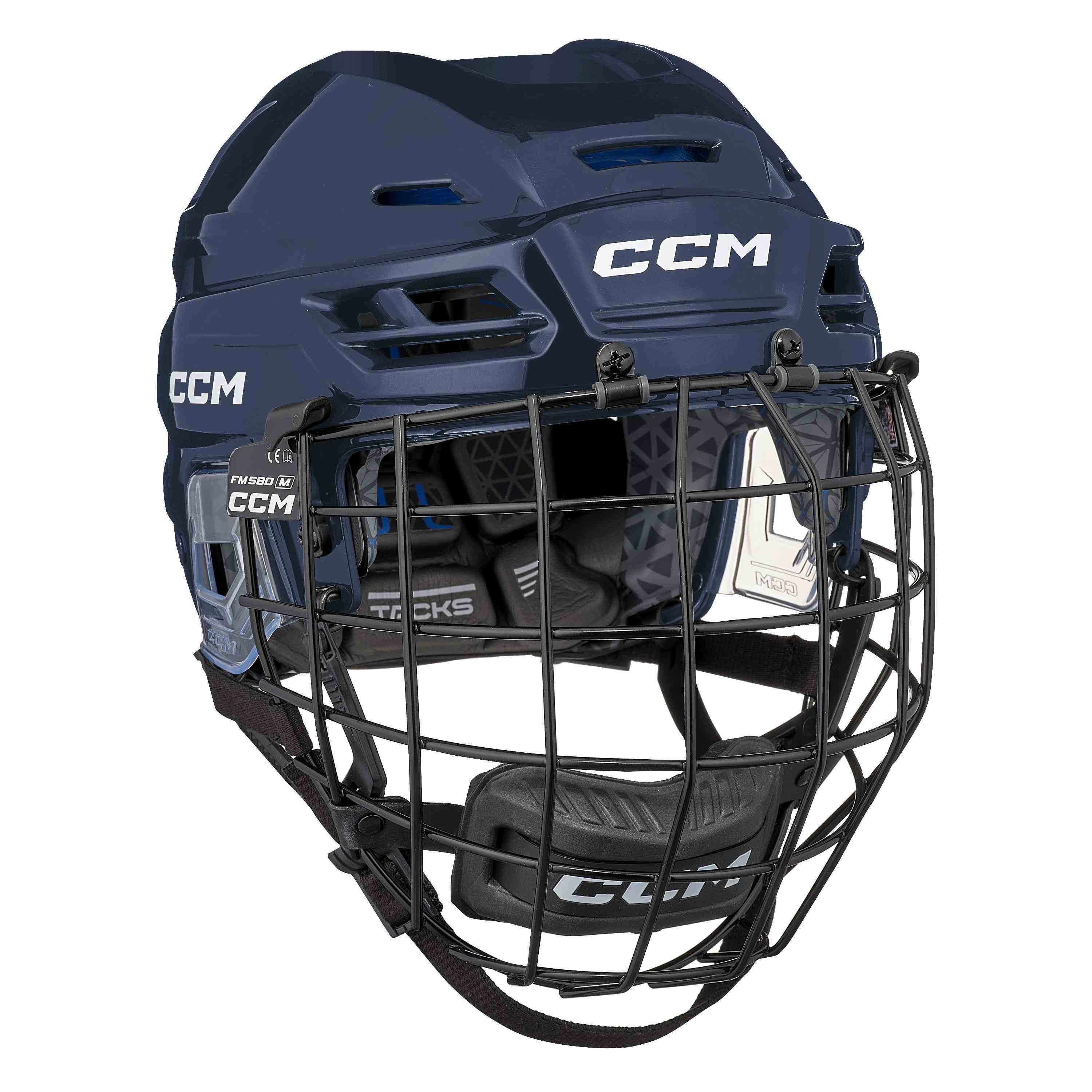 CCM Eishockeyhelm Helm CCM Tacks 310 Combo (mit Gitter)