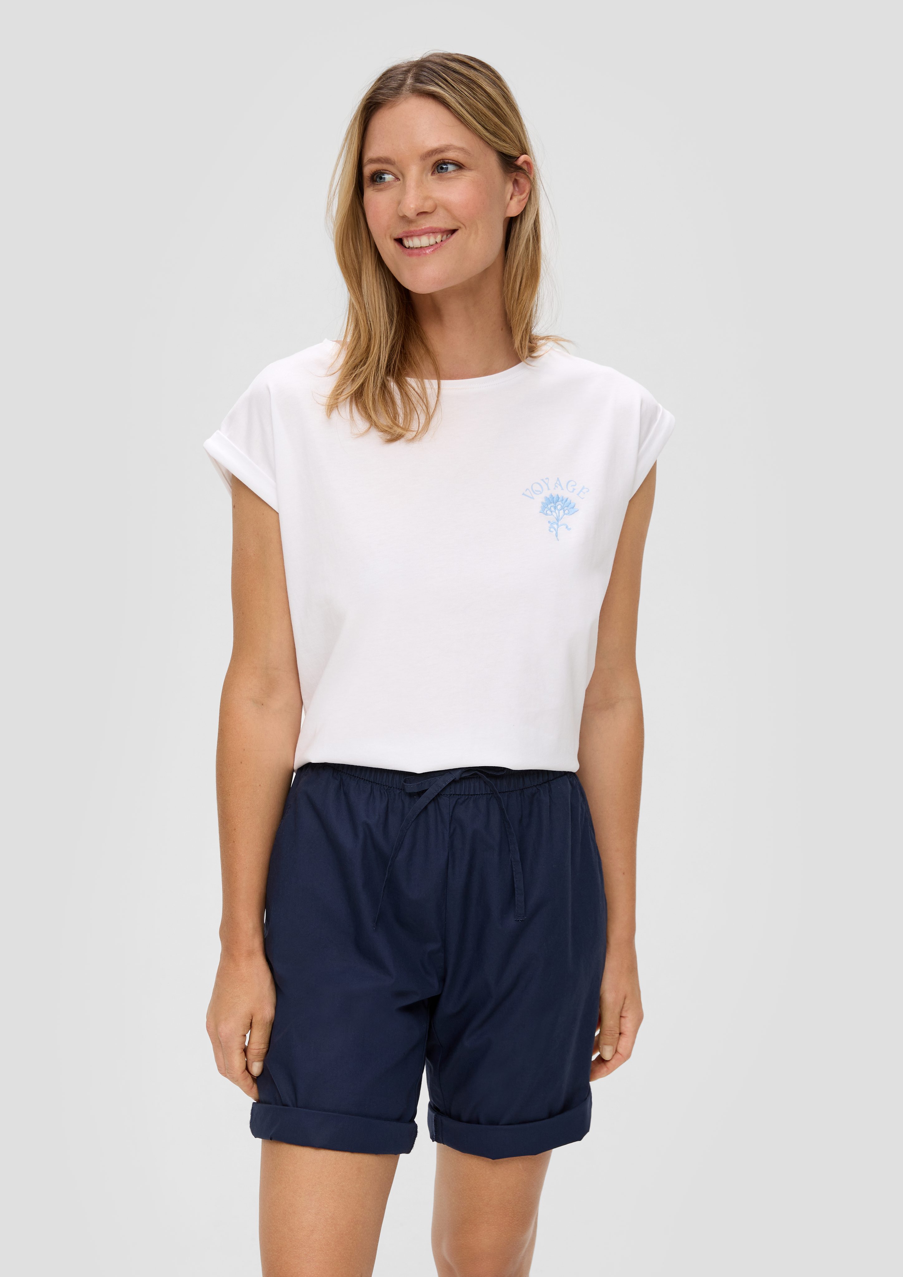 s.Oliver Shorts Leichte Shorts mit Elastikbund günstig online kaufen
