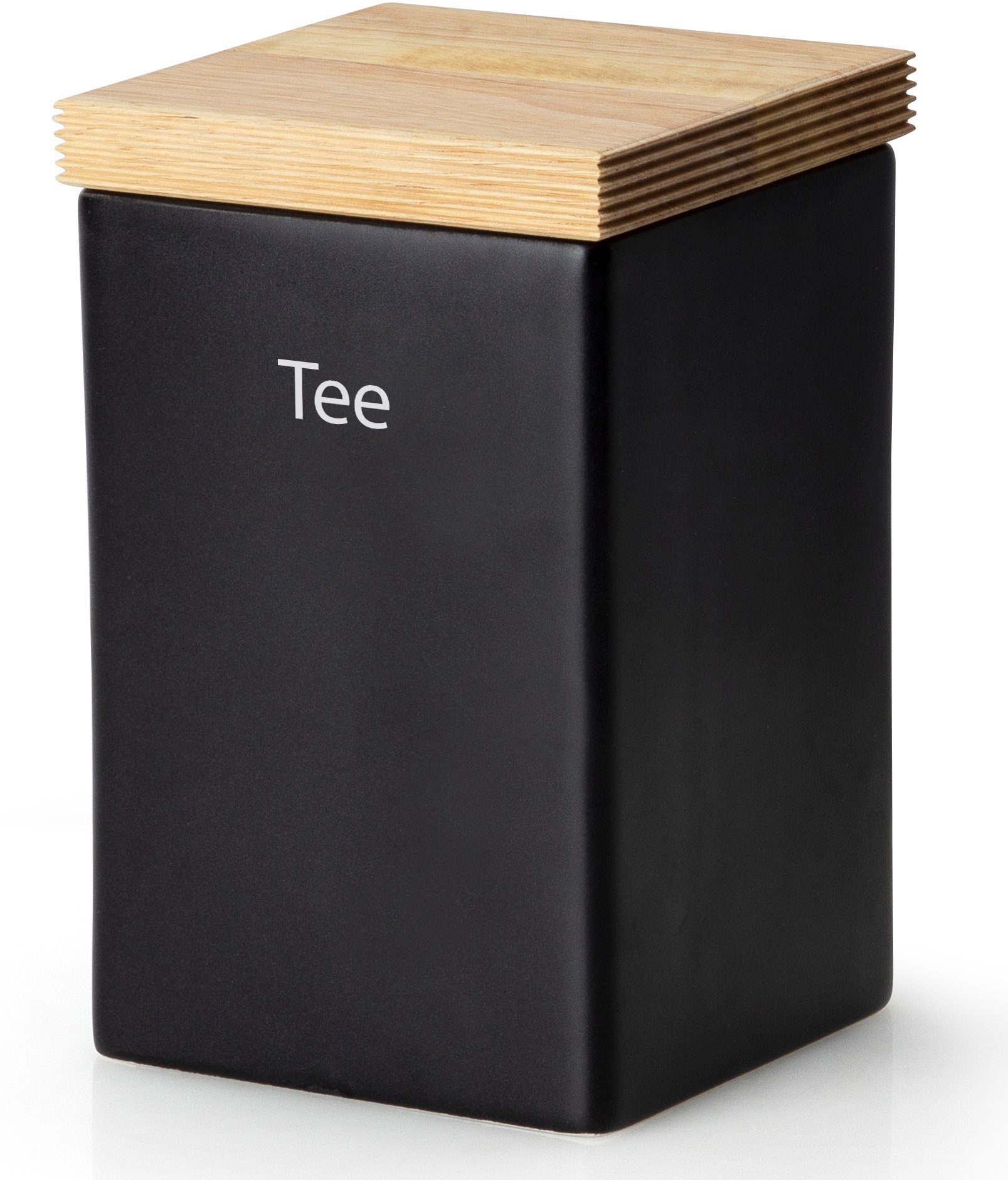 Continenta Teedose, Keramik, Massivholz, (1-tlg), Teedose