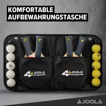 Joola Tischtennisschläger Tischtennis-Set Quattro (Set, mit Bällen, mit Tasche)