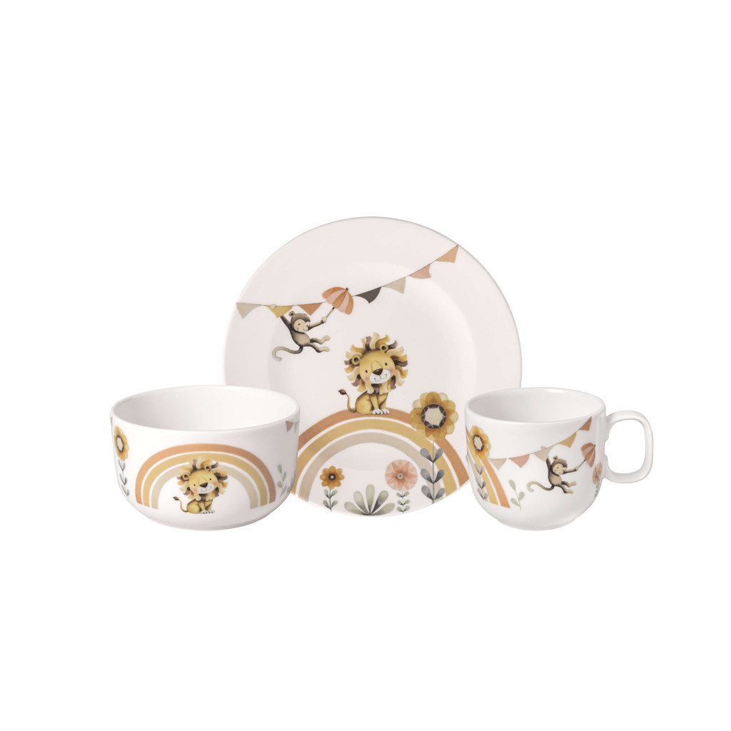 Villeroy & Boch Детская посуда-Set BohoKids Geschirr (3-tlg), 1 Personen, Porzellan