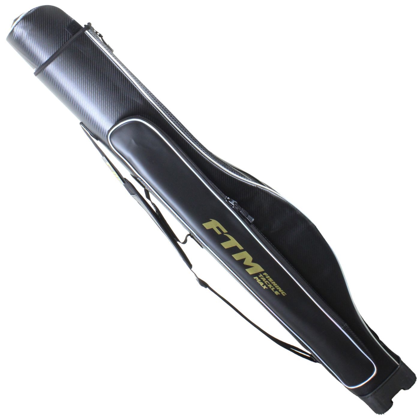 Fishing Tackle Max Angelrutentasche FTM Futteral Flexi 3 Kammern 1,25 - 1,65m - Rutentasche
