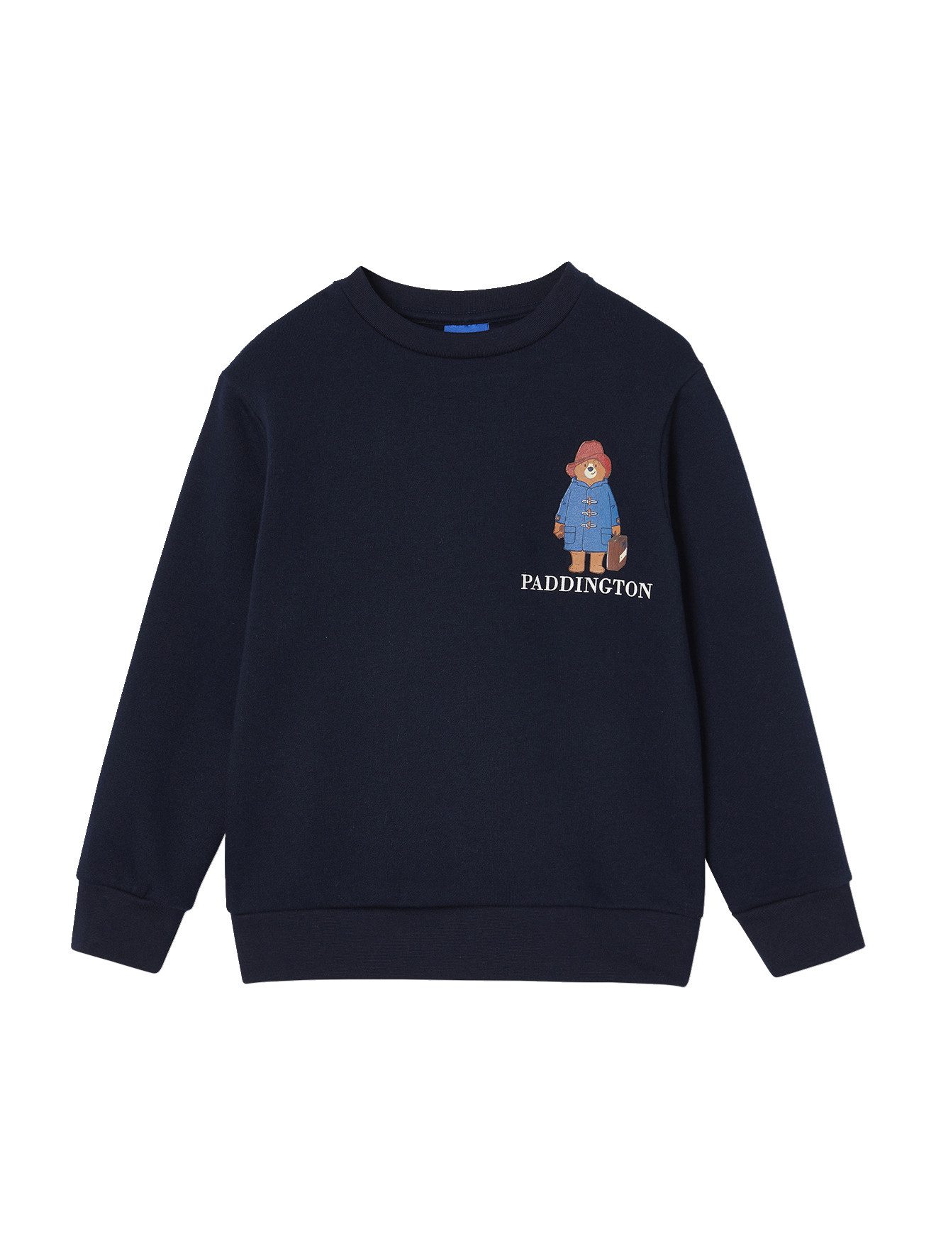 vertbaudet Fleecepullover Kinder Sweatshirt mit Bärenmotiv PADDINGTON