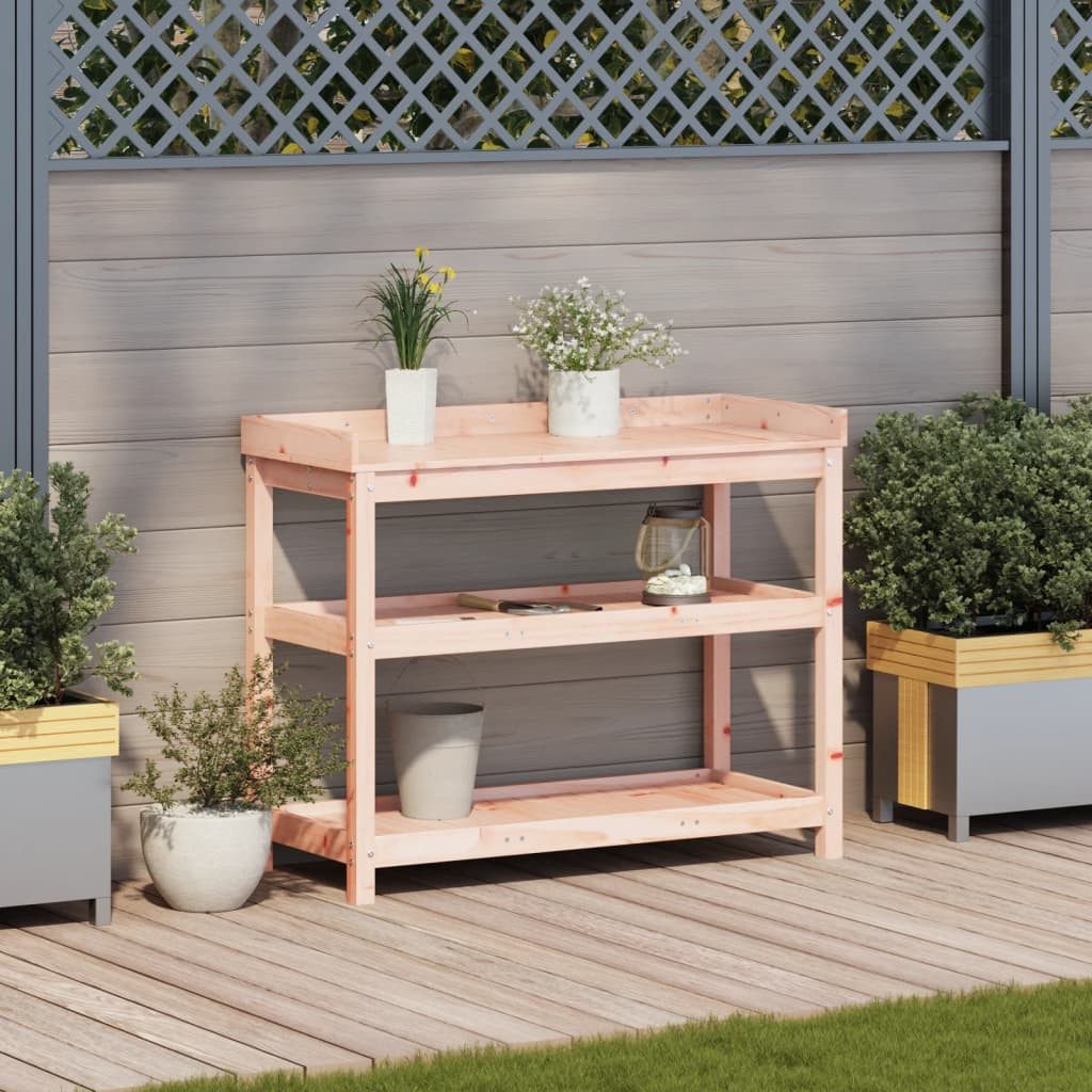 vidaXL Blumenständer Pflanztisch mit Ablagen 108x45x86,5 günstig online kaufen