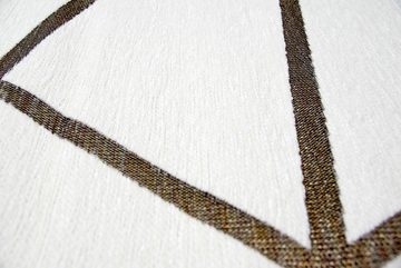 Teppich Moderner Teppich Orientteppich Kelim Kilim creme bronze gold, Carpetia, rechteckig, Höhe: 8 mm