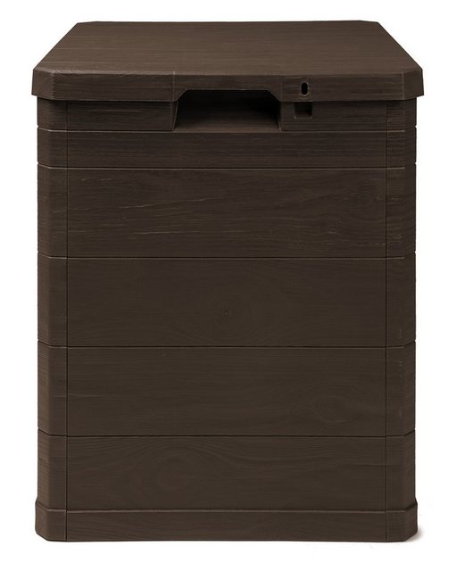 ONDIS24 Kissenbox “Aufbwahrungsbox Madera Mini Holz-Optik”, 90L, abschließbar Truhe
