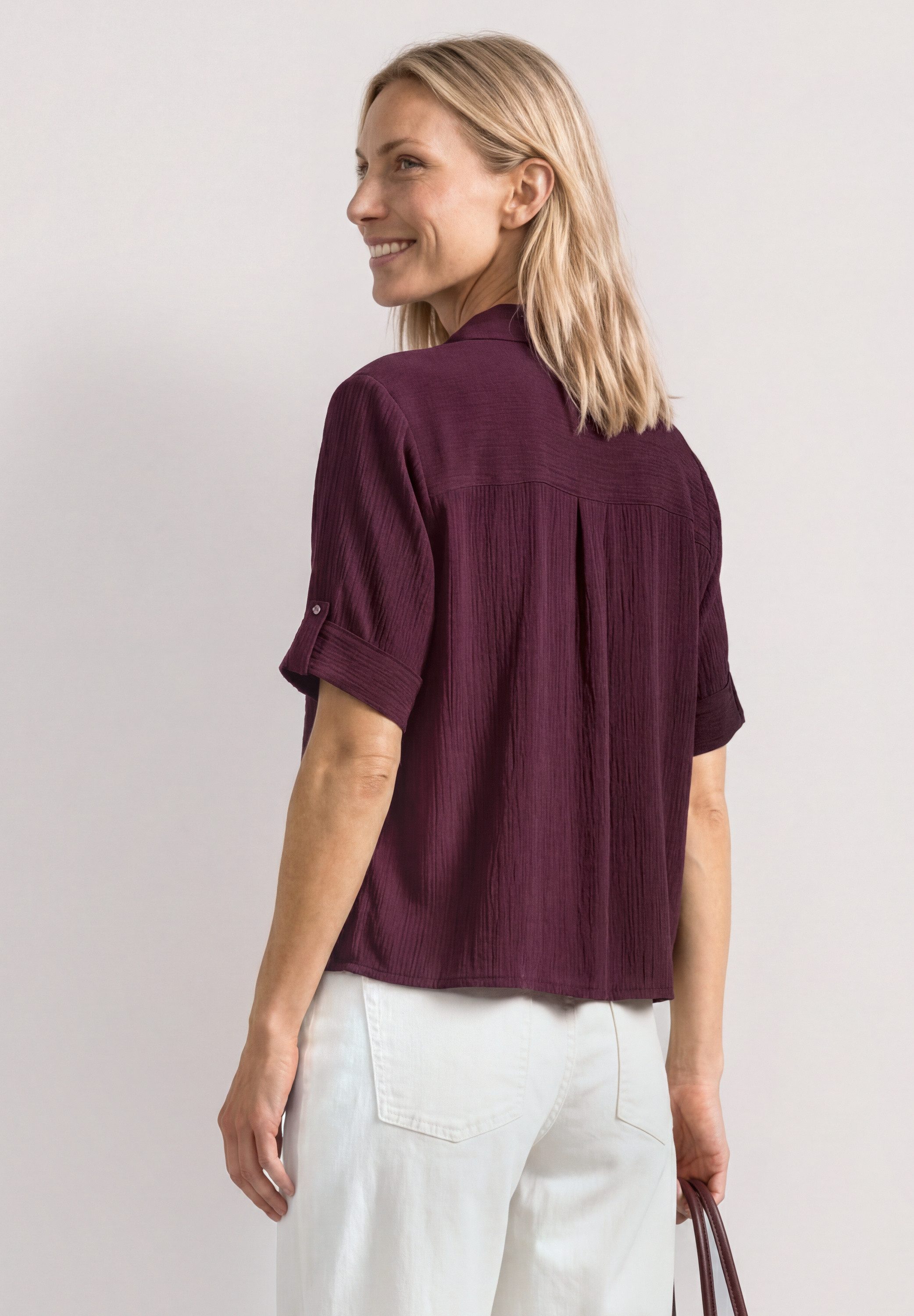 STREET ONE Hemdbluse Kann auch offen gestylt werden