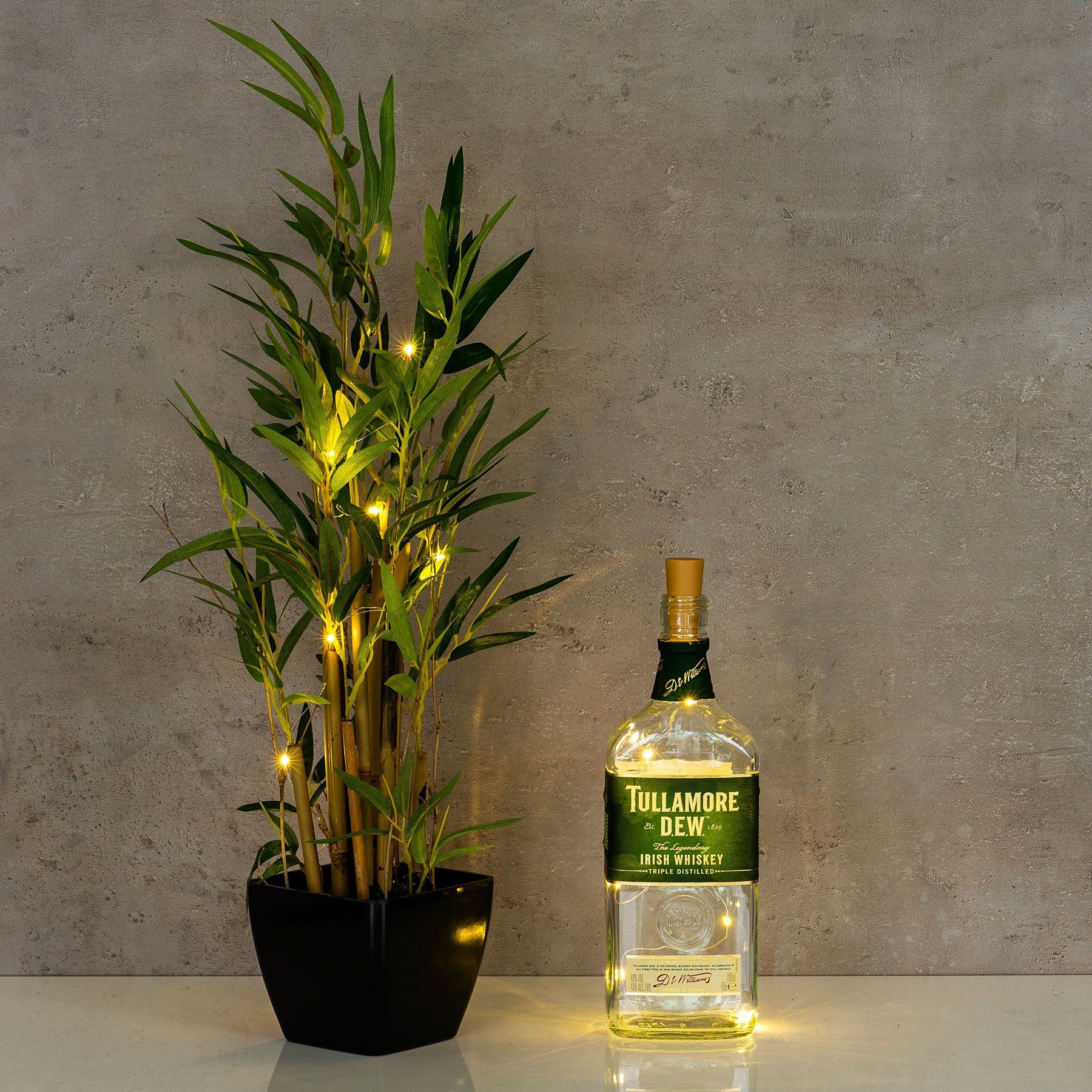 Levandeo® Lichterkette, Lichterkette Flaschenkorken 8 LED Flaschenlicht Korkenlicht Partydeko