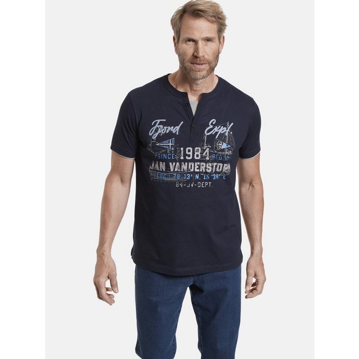 Jan Vanderstorm T-Shirt NIELS im stilsicheren Layer-Look