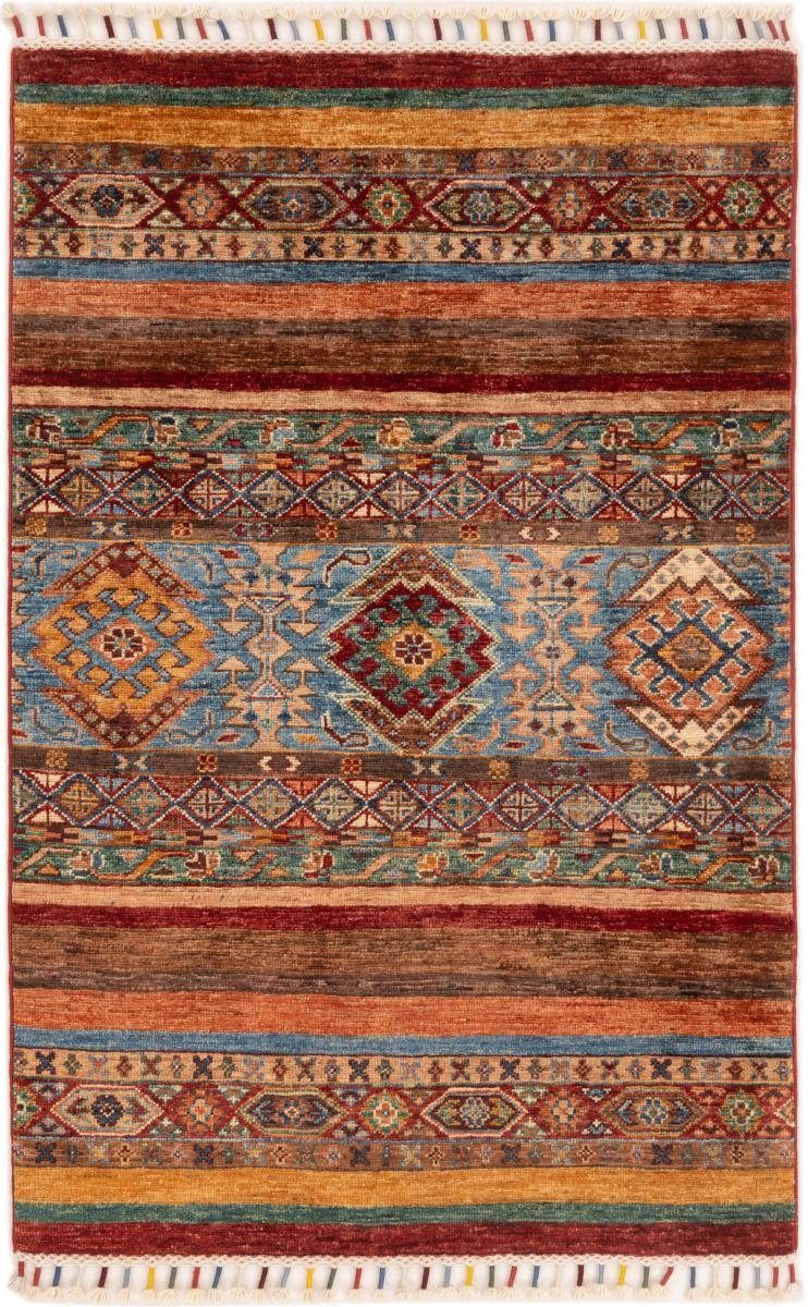 Orientteppich Arijana Shaal 82x127 Handgeknüpfter Orientteppich, Nain Trading, rechteckig, Höhe: 5 mm
