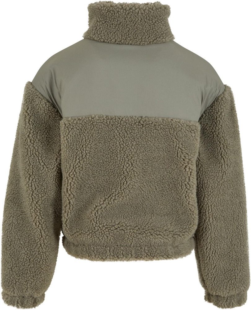 URBAN CLASSICS Wolljacke Girls Sherpa Mix Jacket – Bild 2 von 5