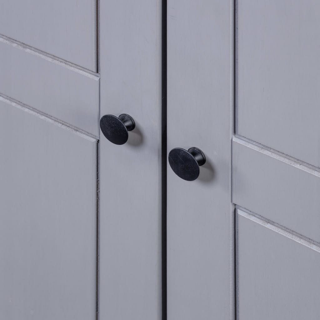 furnicato Kleiderschrank Grau 80x50x171,5 Panama (1-St) cm Kiefernholz