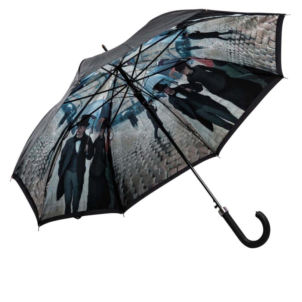 Stockregenschirm Regenschirm Motiv RAINY DAY IN PARIS Double Layer Automatik