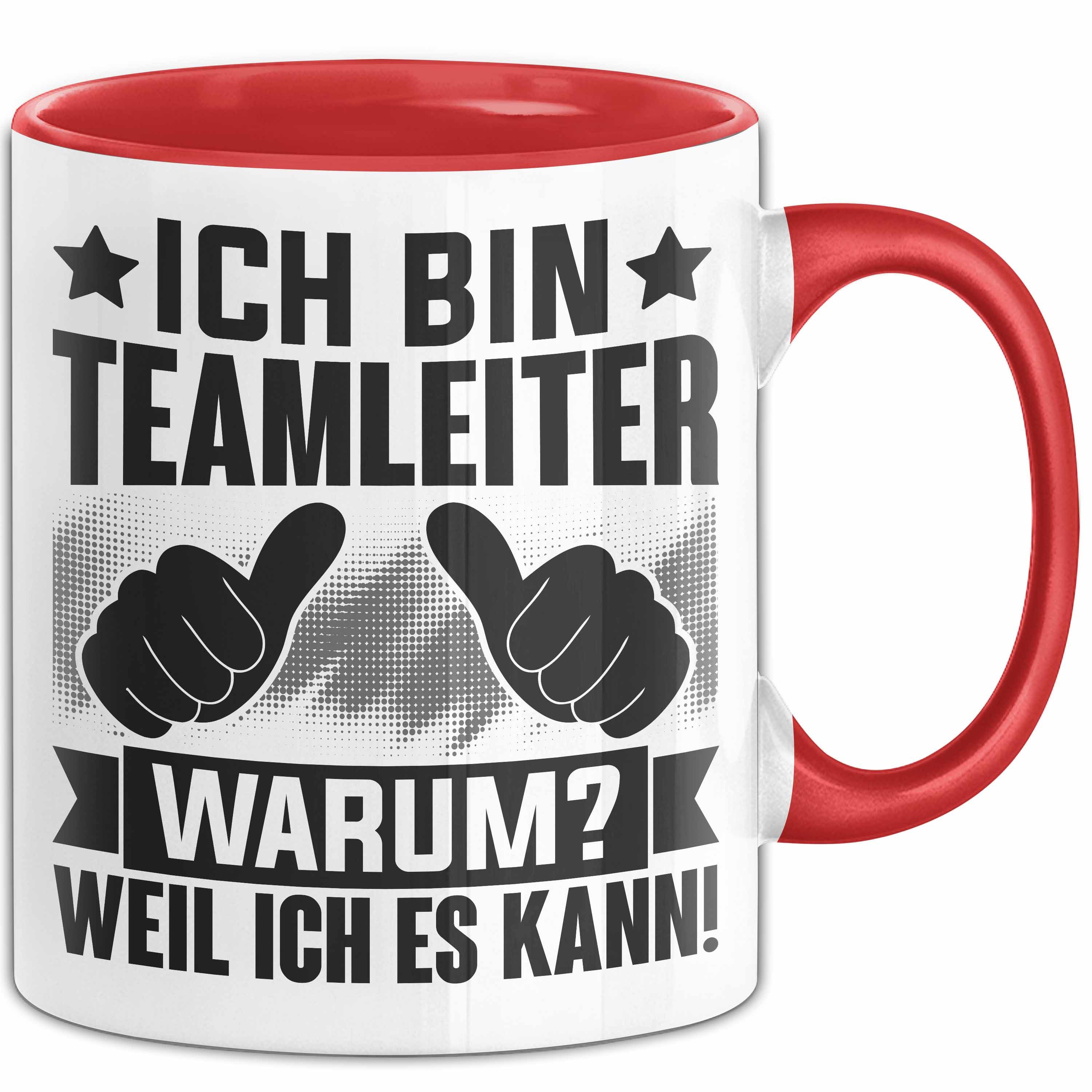 Tasse Teamleiter Tasse Geschenk Ich Bin Teamleiter Abteilungsleiter Geschenk