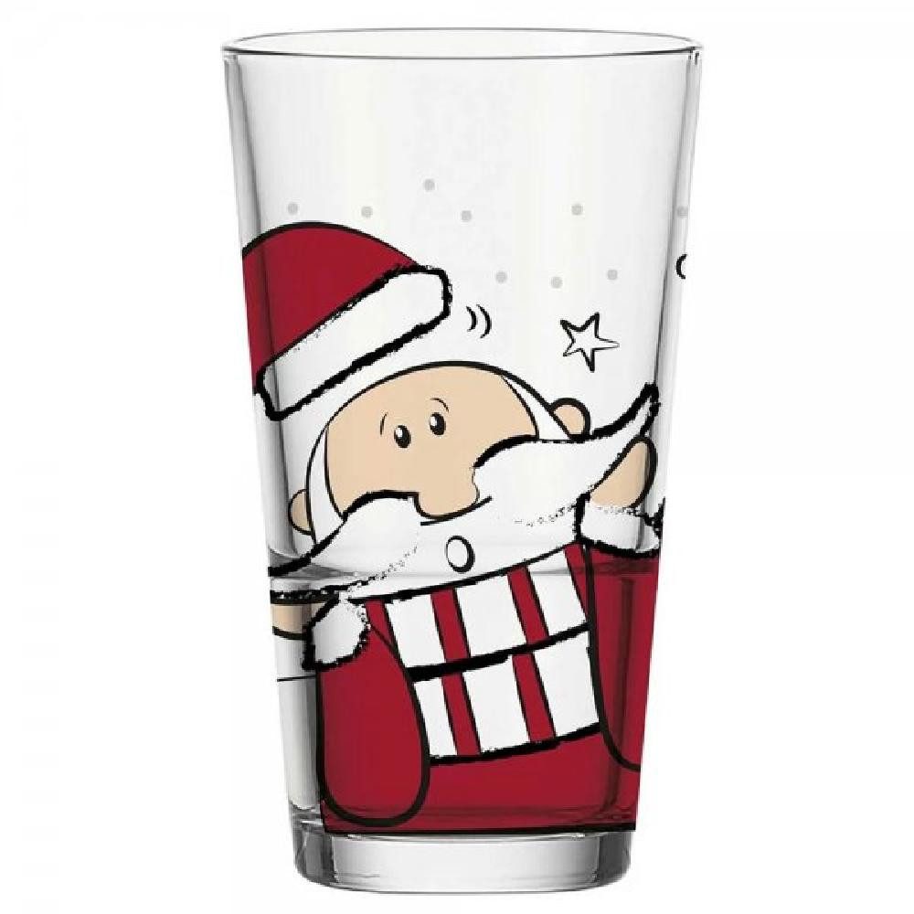 LEONARDO Geschirr Leonardo Trinkglas Becher Weihnachtsmann (330ml) günstig online kaufen