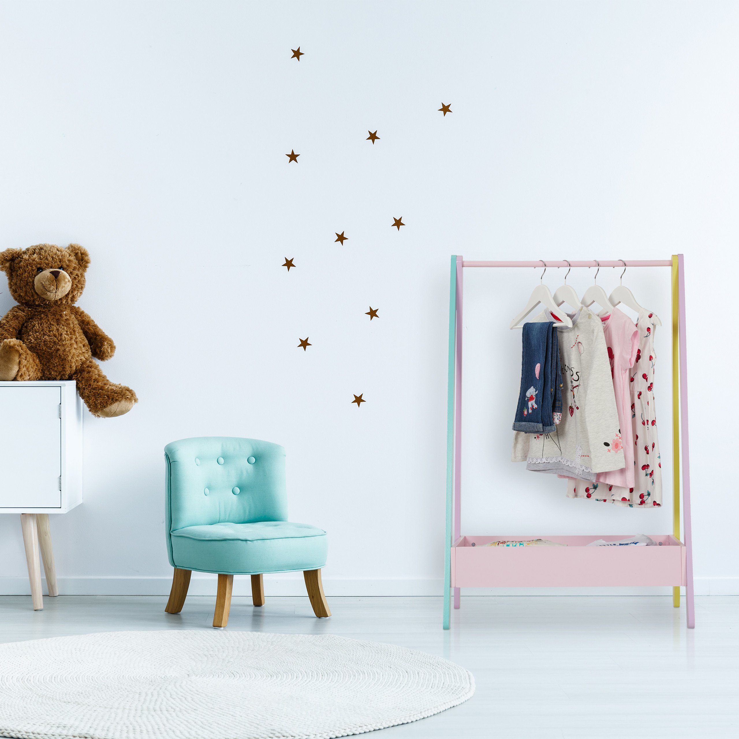 relaxdays Kleiderständer für Kinder, (1 St) – Bild 2 von 5
