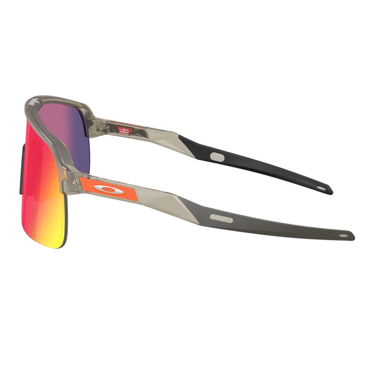 Oakley Sonnenbrille Sutro Lite (Glasfarbe: Prizm road) grau matt - 1 Brille mit