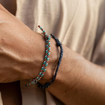 Made by Nami Armband Set Herren & Damen 2x Segeltau Armband Handgemacht (2), Maritimes Minimalistisches Armband 100% Wasserfest & verstellbar