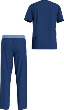Calvin Klein Underwear Pyjama KNIT PJ SET (SS+PANT) (2 tlg) mit Calvin Klein Print