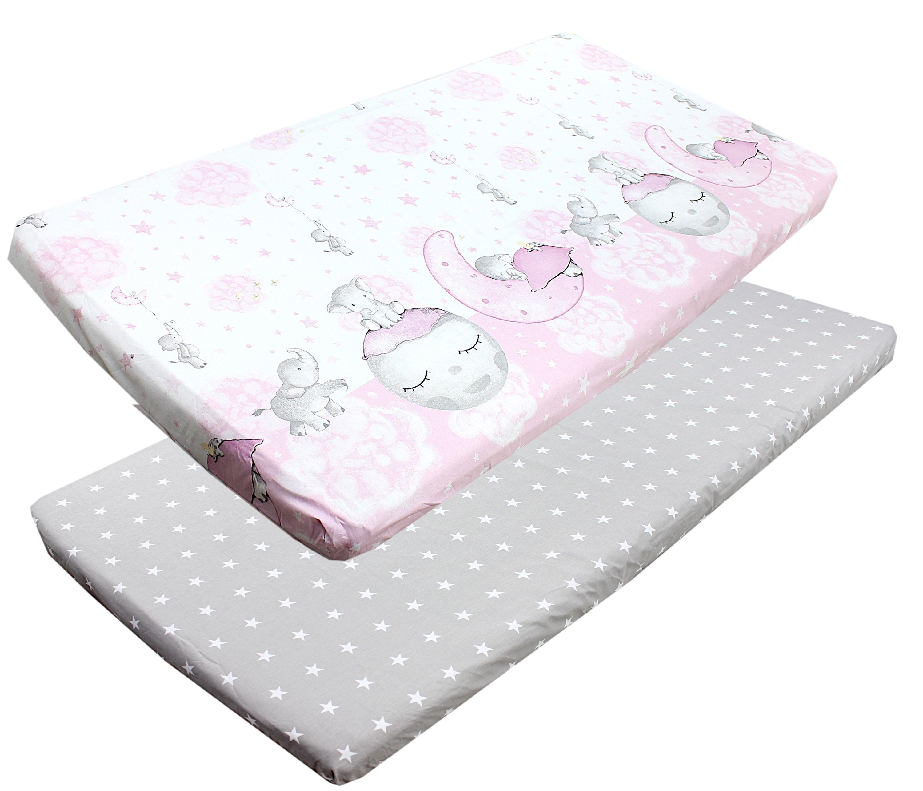 TupTam Spannbettlaken Baby Spannbettlaken Spannbetttuch für Babybett Kinder günstig online kaufen