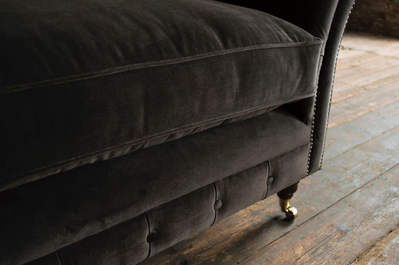 JVmoebel Made Luxus Europe Garnitur Sofa Sofas Polster Sitz Couch in Chesterfield Design 3-Sitzer #202,