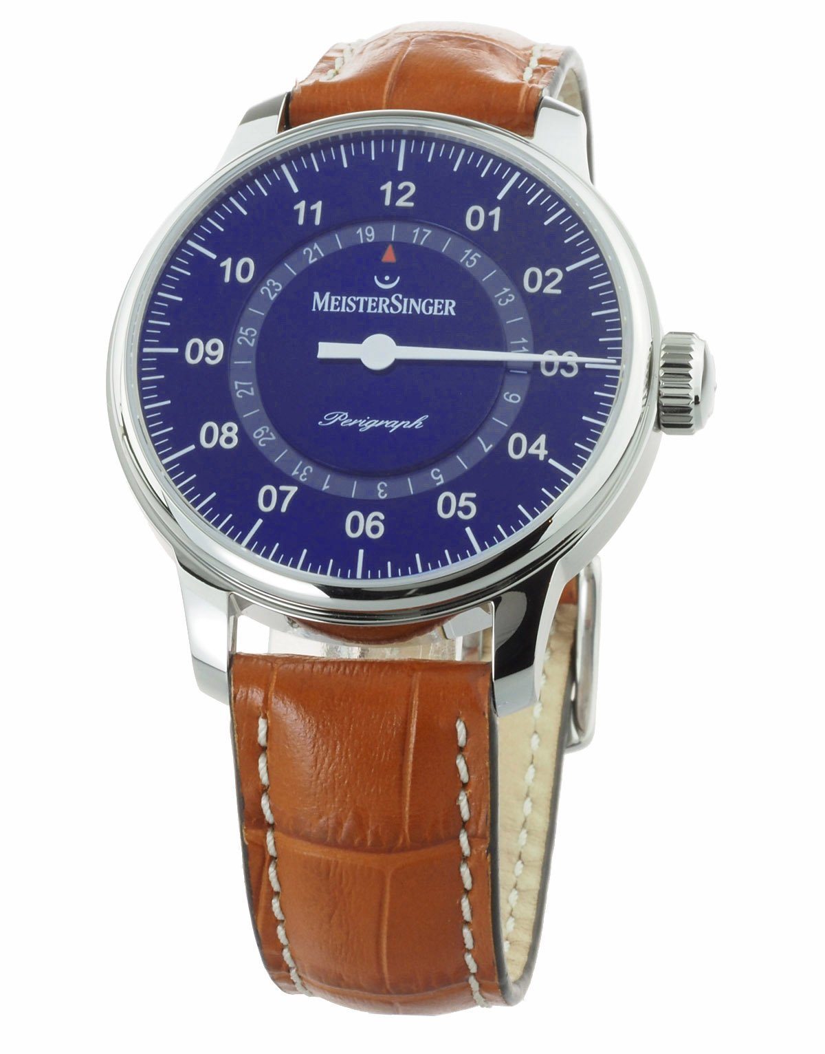 Meistersinger AM1008 Made Automatikuhr Uhr, Perigraph 43MM Automatik Uhr Herren Swiss Einzeiger Einzeiger Uhr
