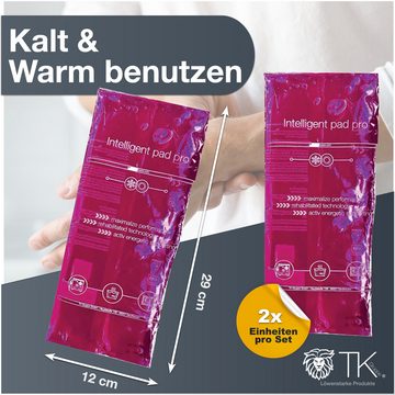 TK Gruppe Kalt-Warm-Kompresse 2er Set Warmkompresse/Kaltkompresse - Kompresse Gelkissen pink, 2er Set 2-tlg., 2x 29cm x 12cm, Mikrowelle geeignet / Wiederverwendbar