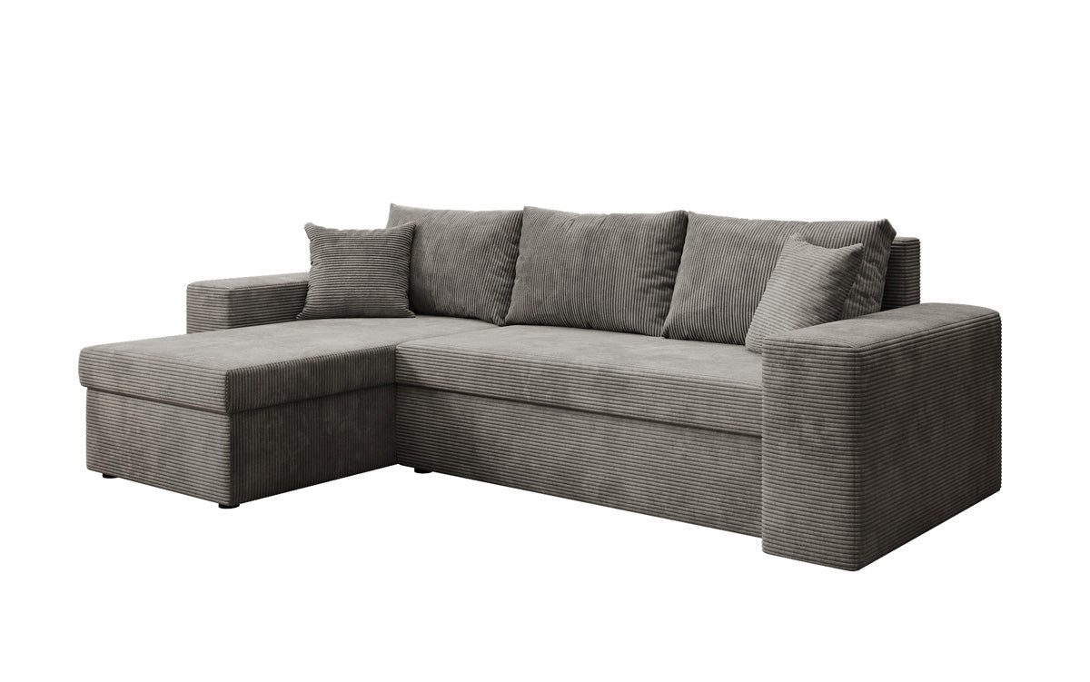 Luxusbetten24 Schlafsofa Designer Sofa Denver, mit Stauraum und Schlaffunktion