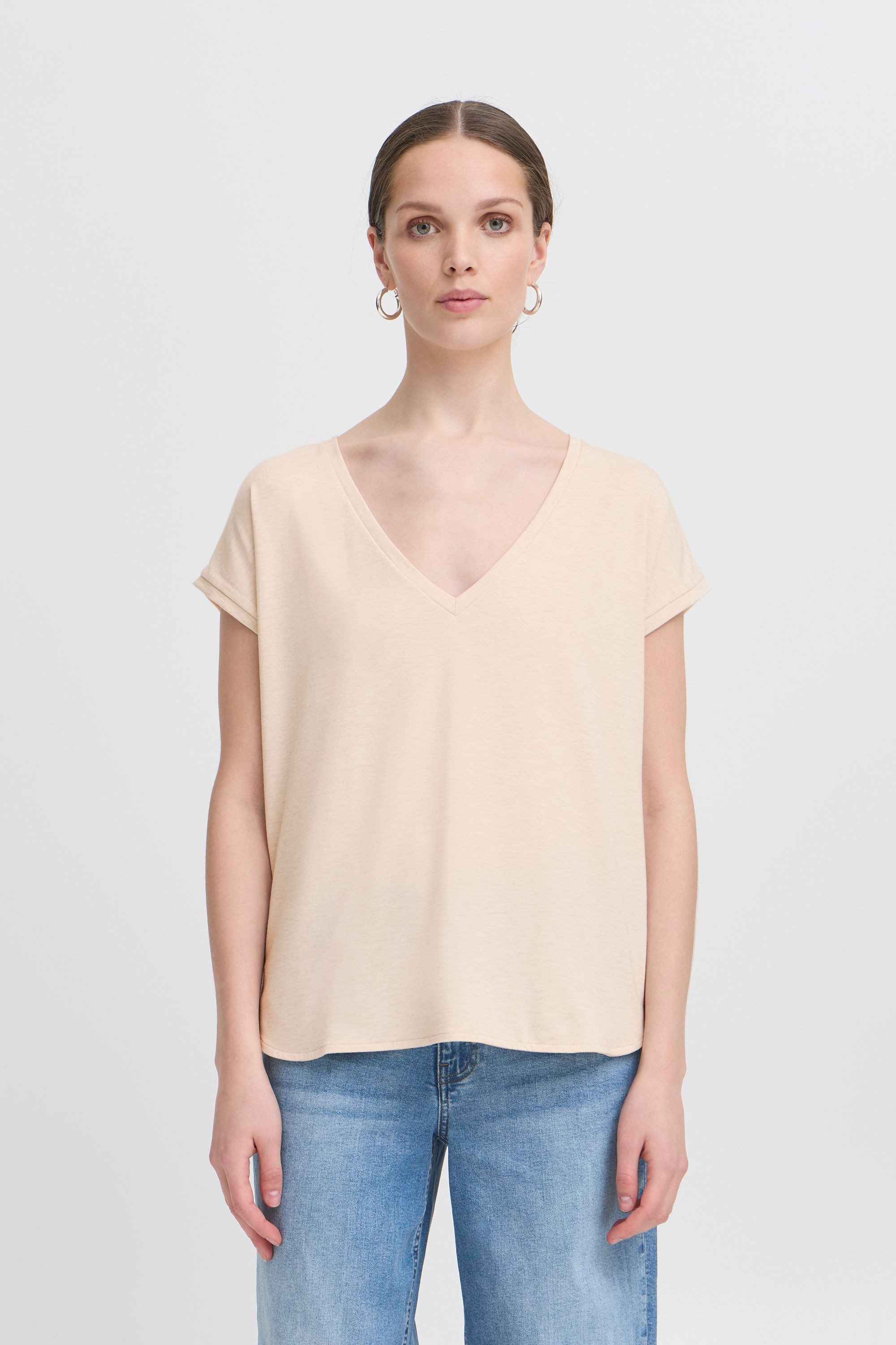 Ichi T-Shirt IHREBE klassisches T-Shirt mit günstig online kaufen