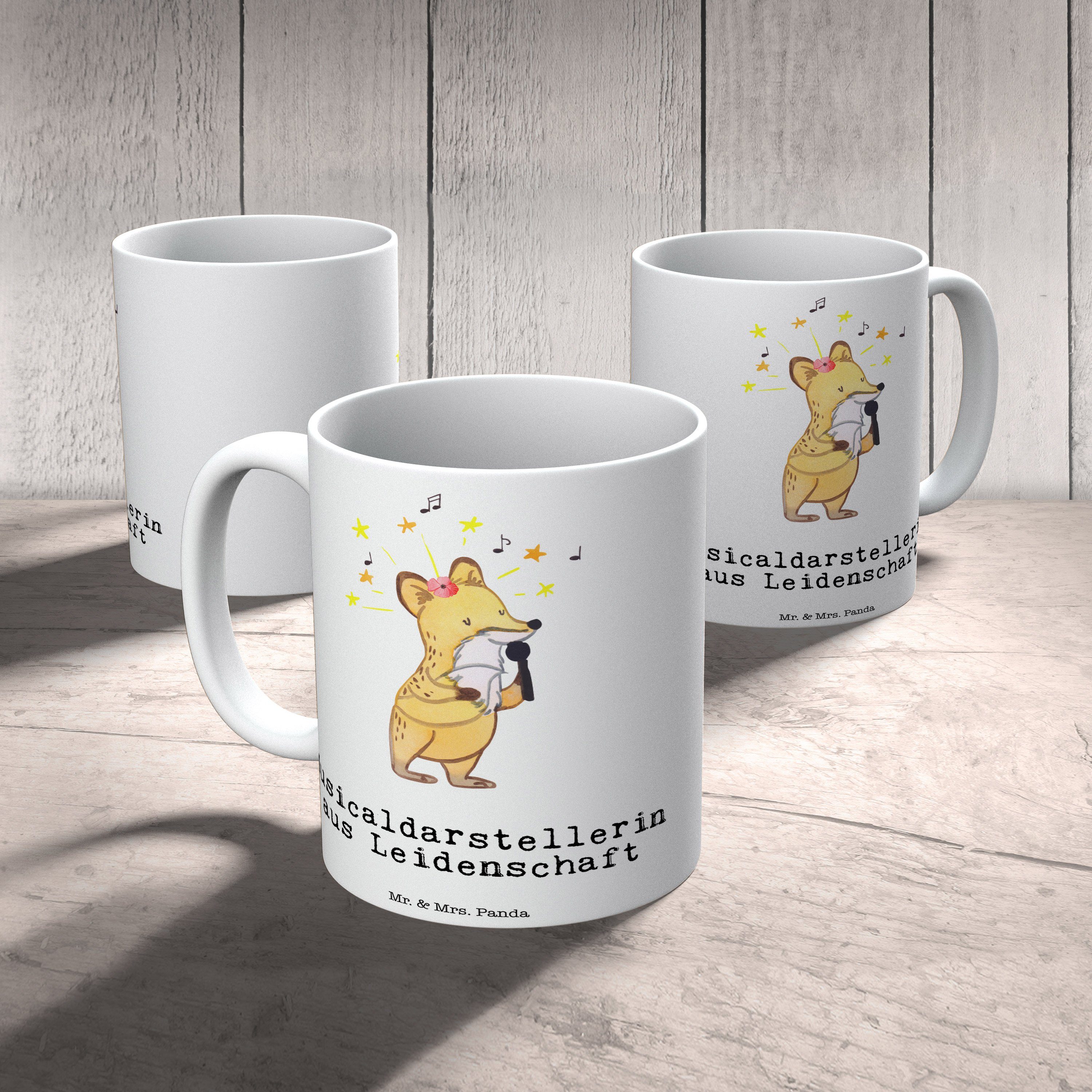 - Mr. Weiß aus Musicaldarstellerin Mrs. & - Dankeschön, G, Leidenschaft Tasse Panda Geschenk, Keramik