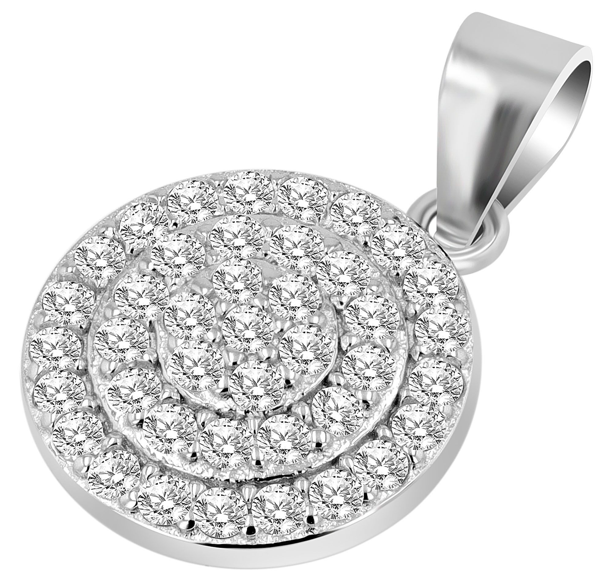 Kettenanhänger Anhänger aus 925 Silber mit Zirkonia