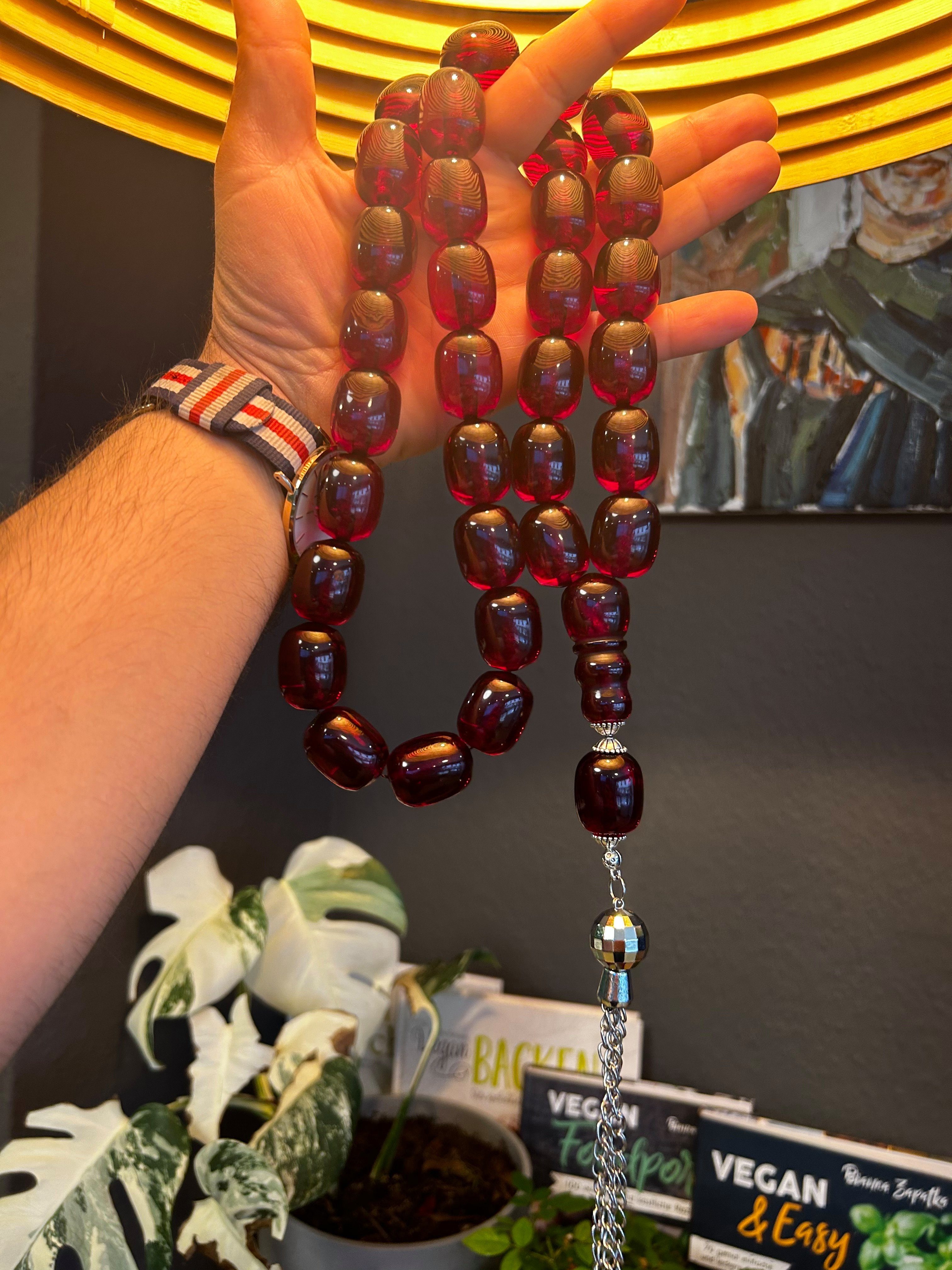 TesbihBid Kettenanhänger Tesbih Prayerbeads Amber Tasbeeh Rosary Faturan Gebetskette Misbaha