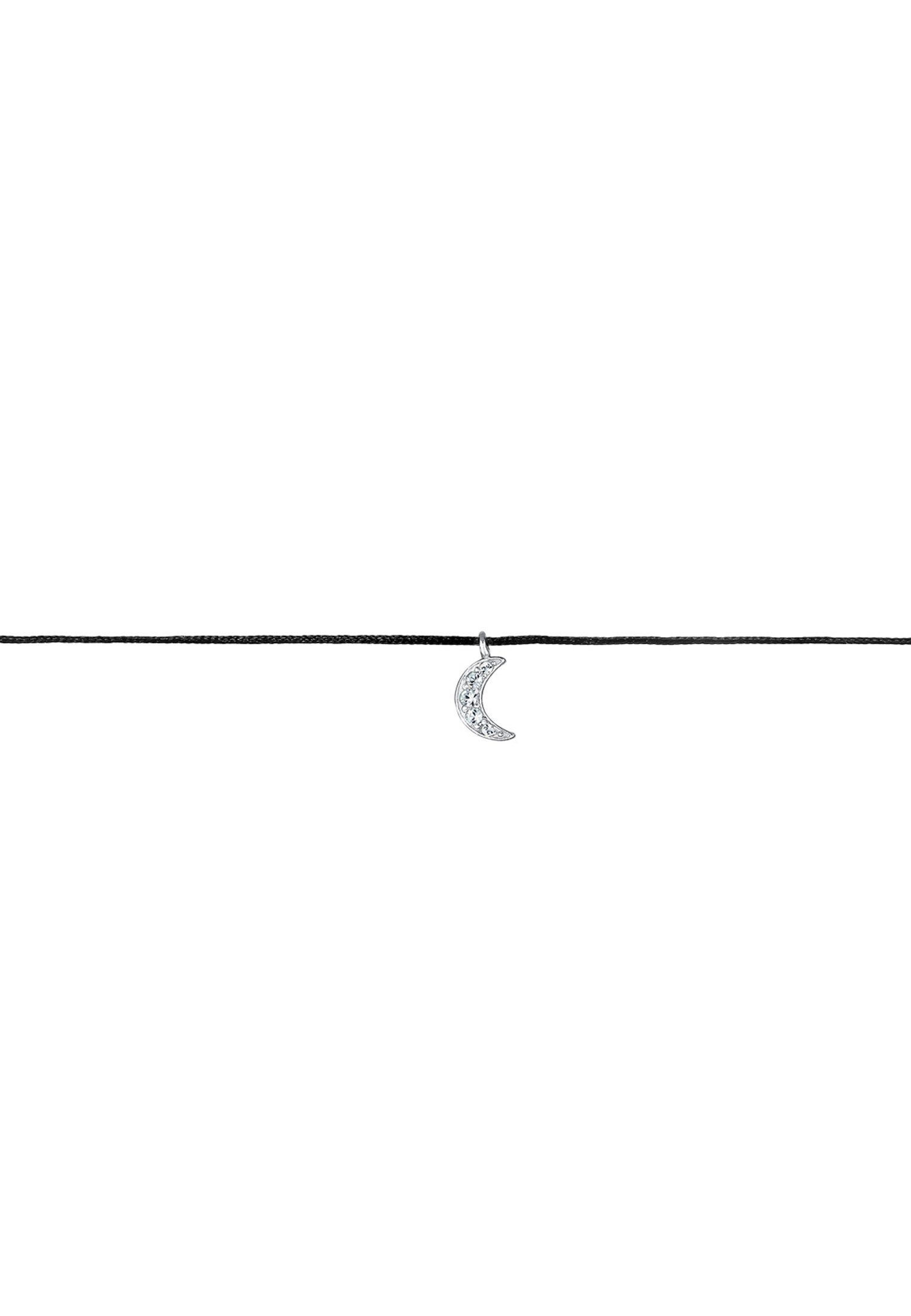 Elli Choker Choker Halbmond Kristalle Silber
