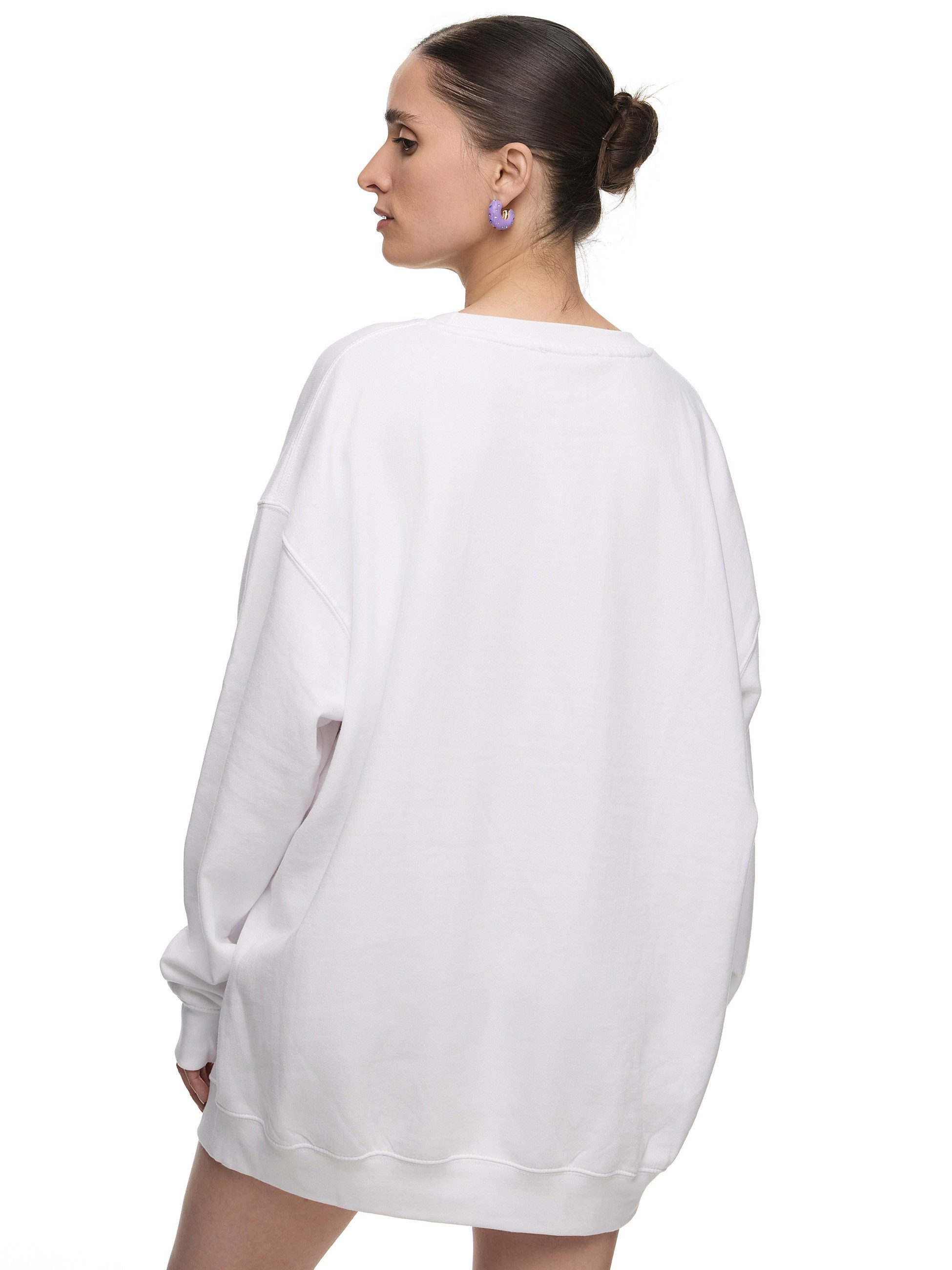 Worldclassca Longsweatshirt Worldclassca Oversized Sweatshirt LOVE YOU Print Langarm Pullover PRINT - I LOVE YOU TO THE MOON AND BACK DARLING