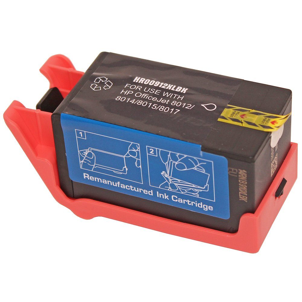 ABC Tintenpatrone (Kompatible Druckerpatrone für HP 912XL Schwarz OfficeJet Pro 8010, 8014 8014e 8015 8015e 8020 8022 8022e 8023 8024 8024e 8025 8025e 8035)