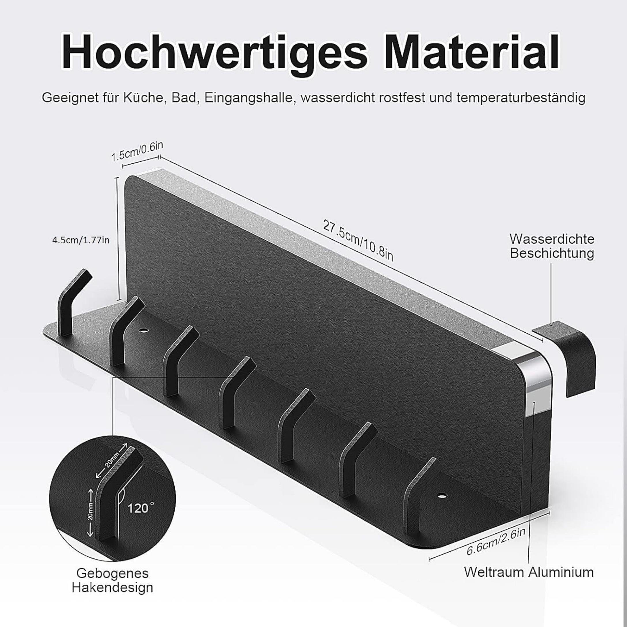 Coonoor Schlüsselbrett Schlüsselhalter mit Ablage Metall günstig online kaufen
