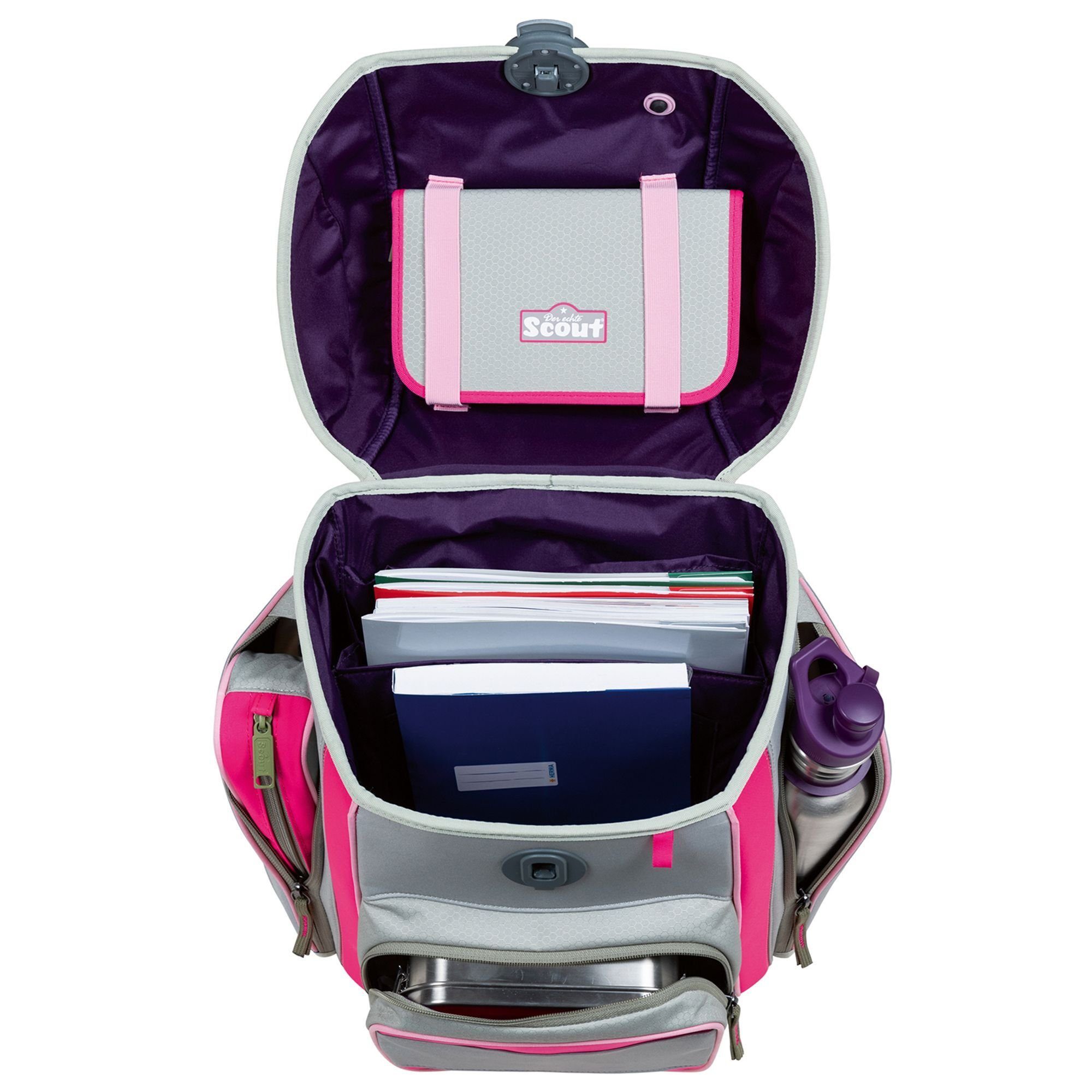 Scout Schulranzen Genius (4-tlg), Polyester