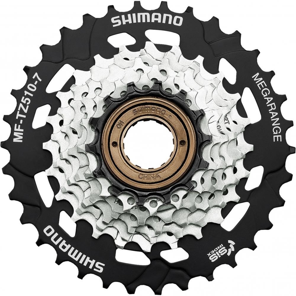Shimano Kettenschaltung SHIMANO Schraubkranz TZ510 7-fach 14-34 Zähne, 34 Zähne