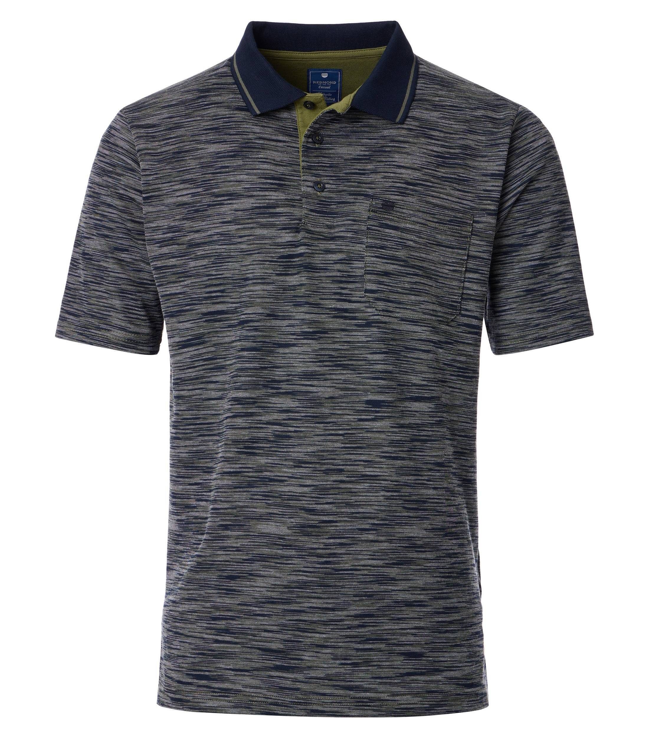 Redmond Poloshirt gemustert basic günstig online kaufen