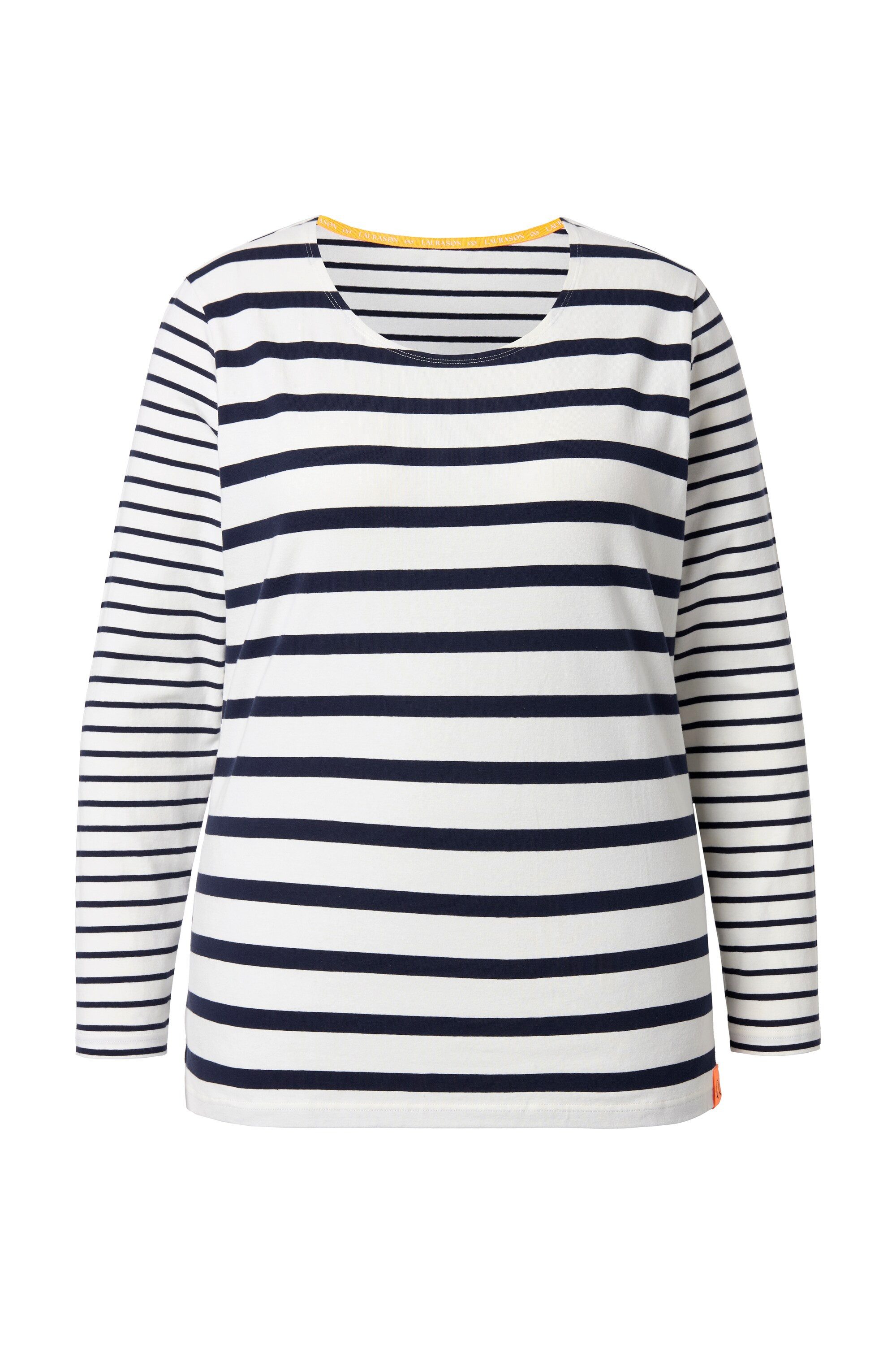 Laurasøn T-Shirt Ringelshirt Langarm Rundhalsausschnitt günstig online kaufen