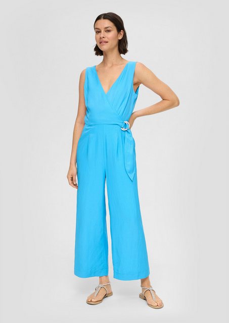 s.Oliver BLACK LABEL Overall Overall aus Viskosemix in Wickel-Optik günstig online kaufen