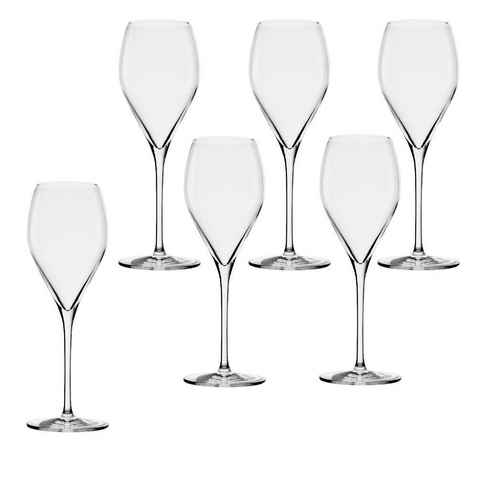 Stölzle Sektglas Stölzle Lausitz Prestige Champagnerkelch 6er Set, Kristallglas