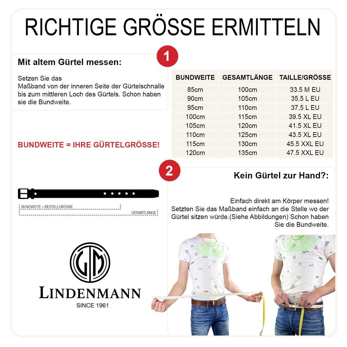 LINDENMANN Stretchgürtel
