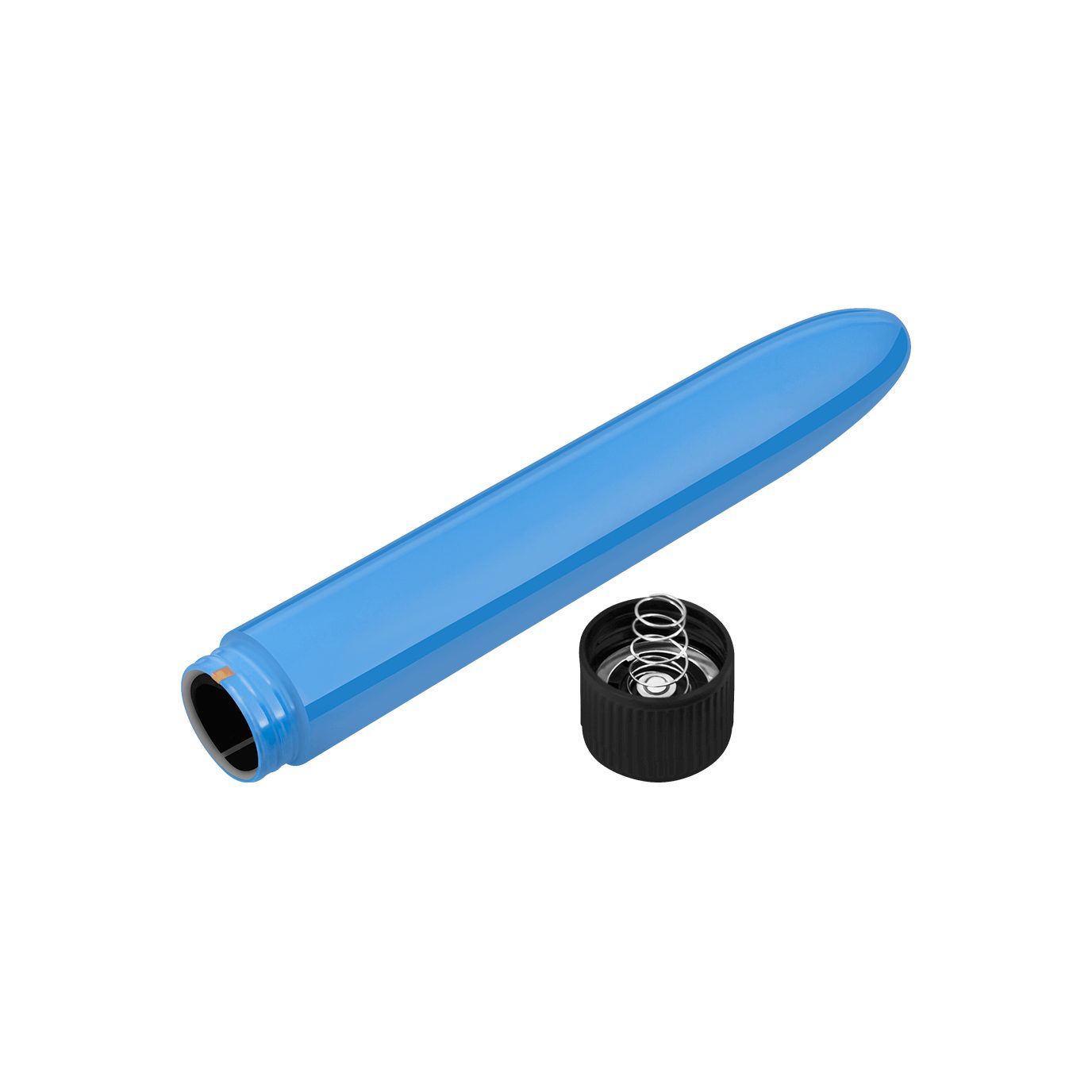 Auflege-Vibrator (IPX7), EIS wasserdicht cm', gleitfreudig EIS hellblau Vibrator, 17,5 'Kraftvoller
