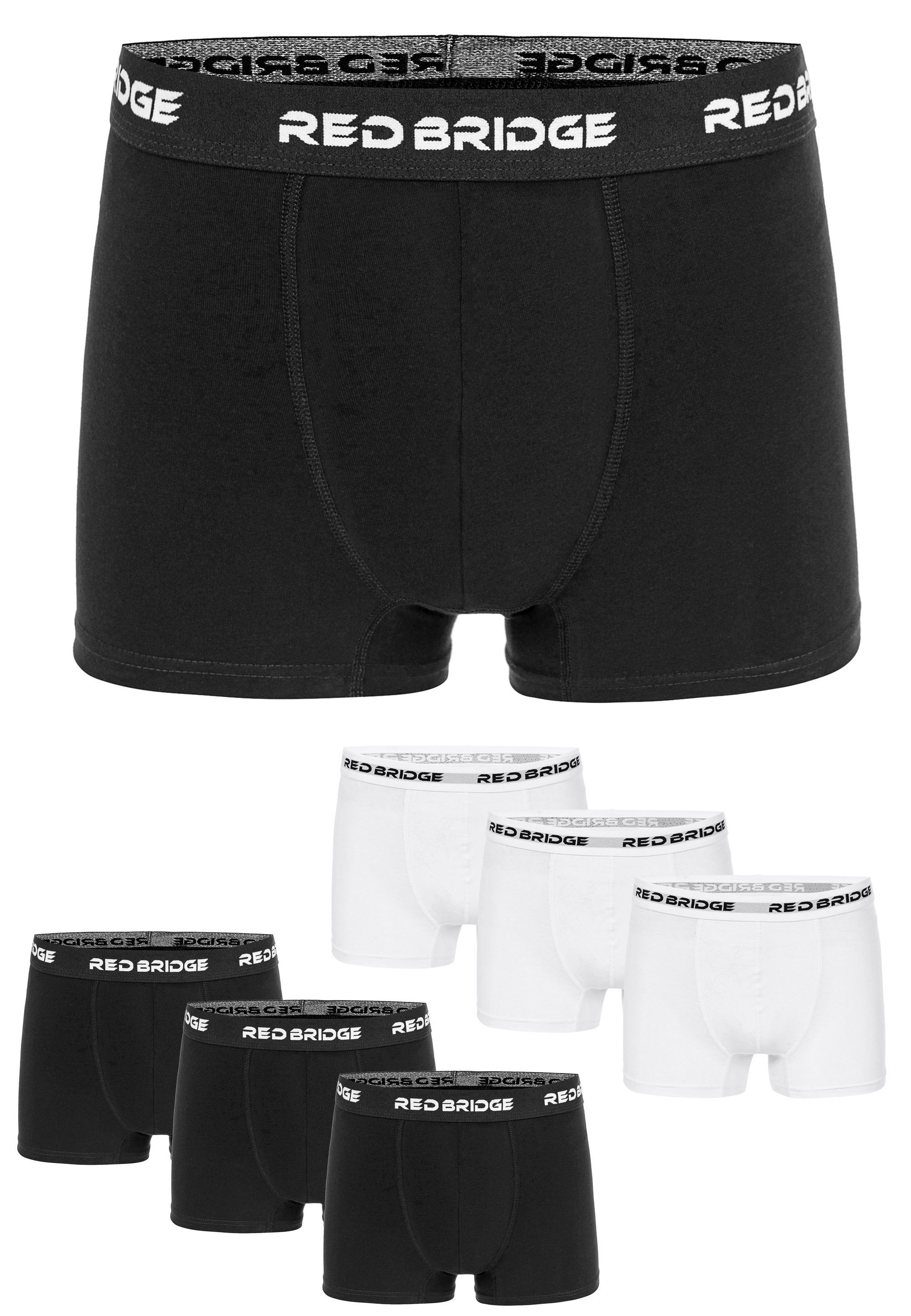Boxershorts 6er-Pack Bequeme Unterwäsche mit elastischem Bund