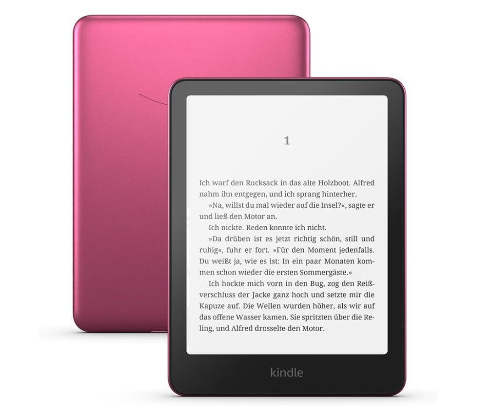 Amazon Kindle Paperwhite Signature 32 GB, rosa E-Reader. Tablet