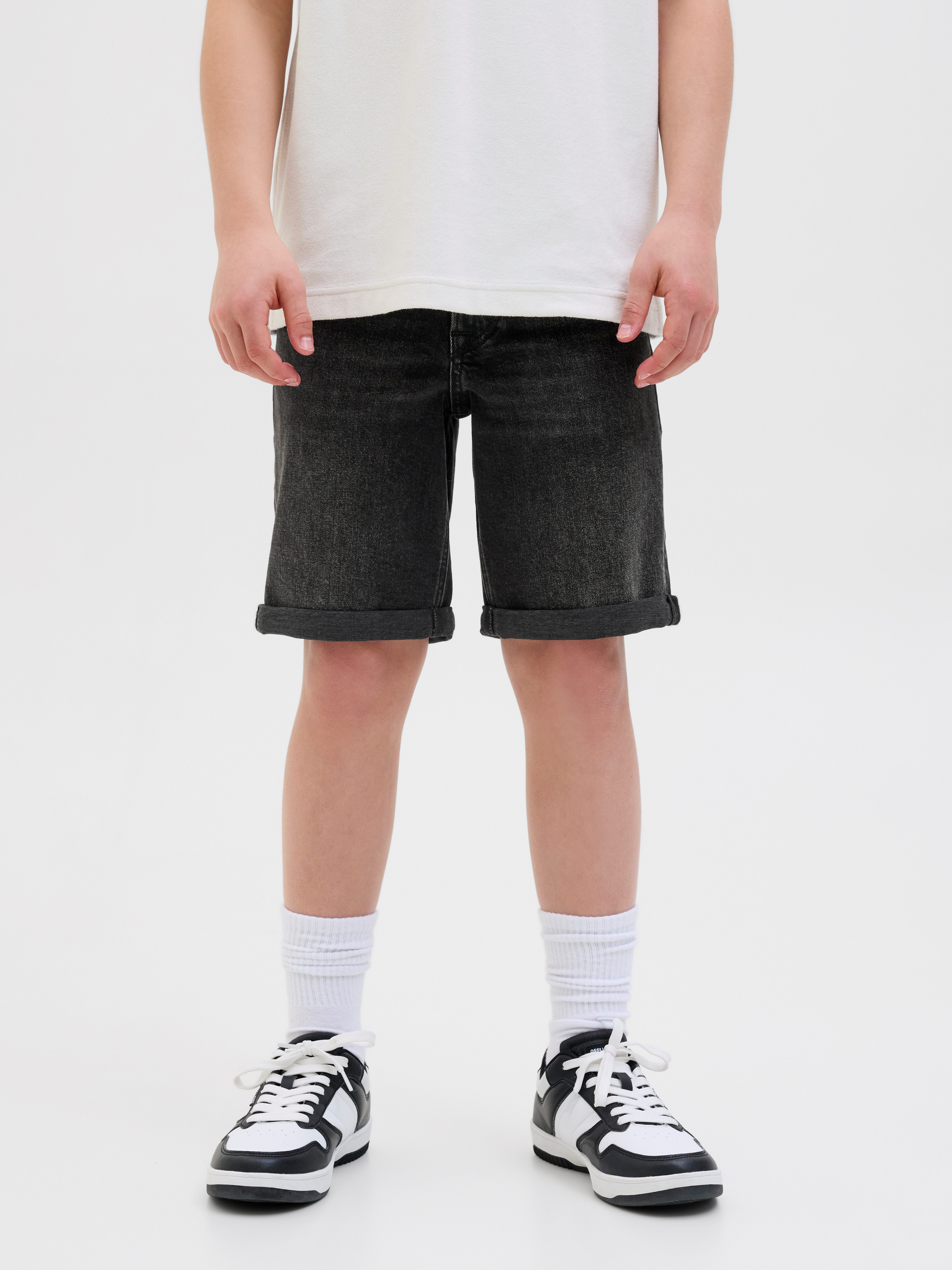 Jack & Jones Junior Шорты JJIRICK bequem mit mittlerer Taille für Jungen unifarben, modisch, regular fit, Web
