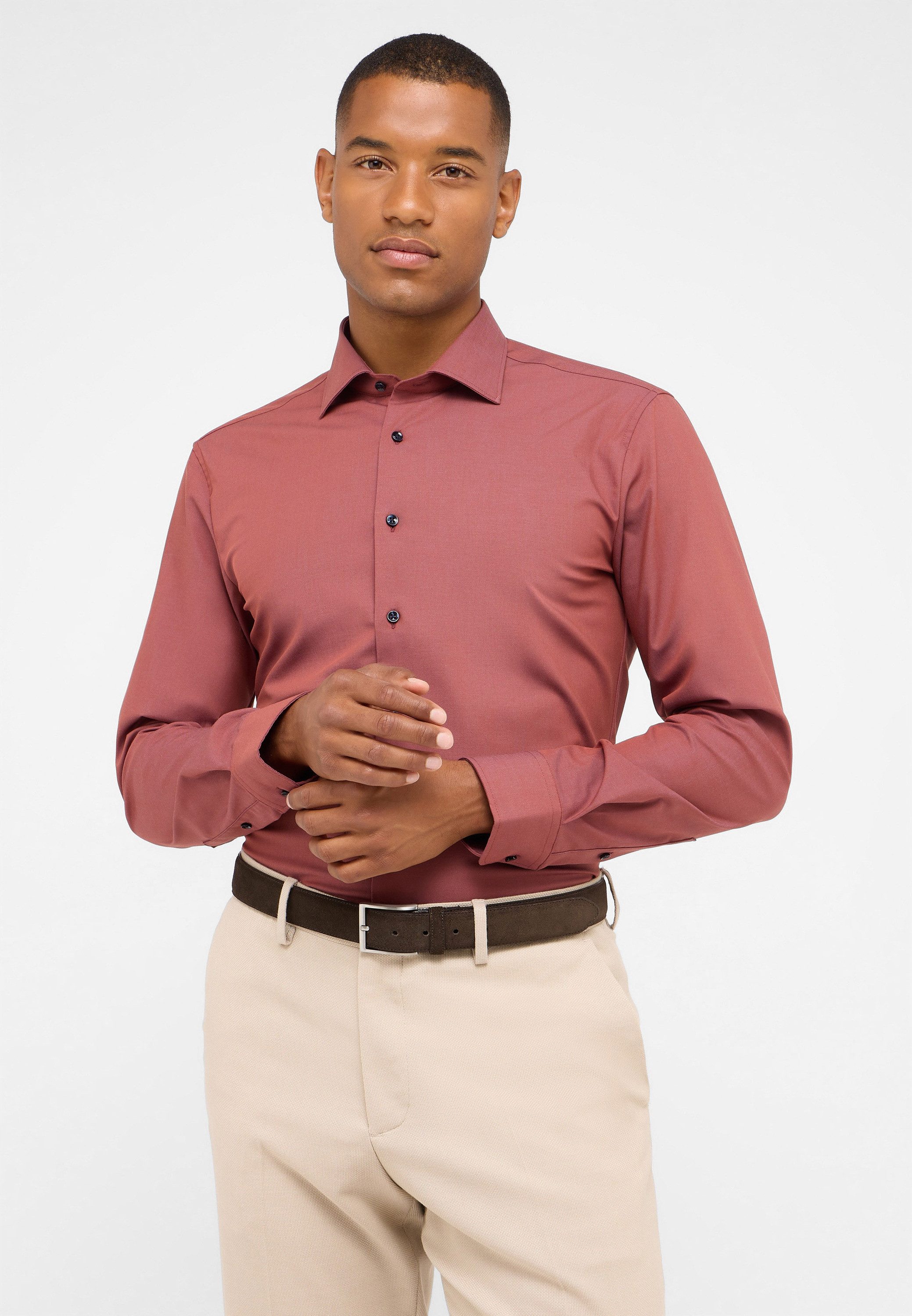 Eterna Langarmhemd SLIM FIT NON IRON günstig online kaufen