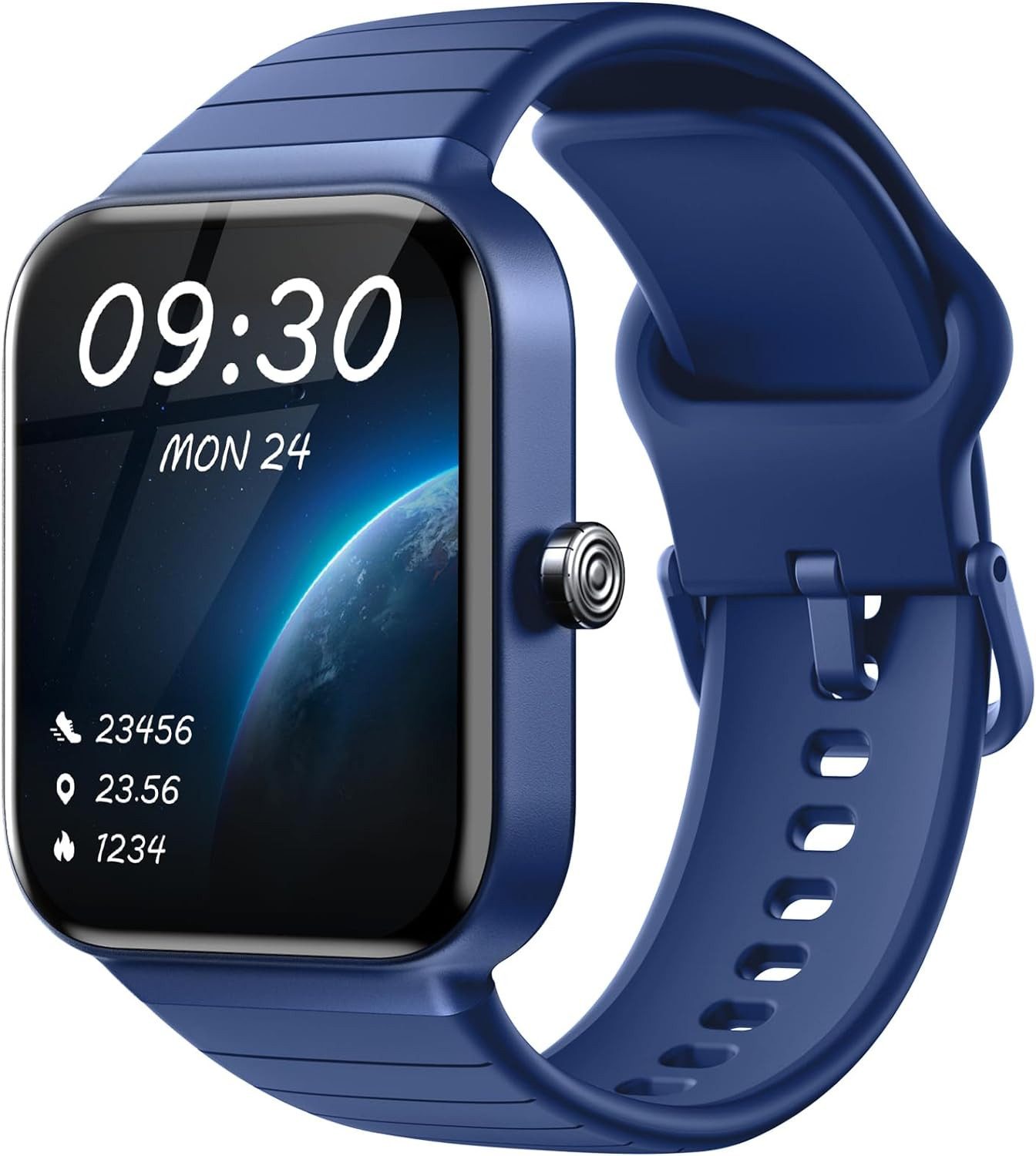 Herren's Telefonfunktion IP68 wasserdicht Fitness-Tracker Smartwatch